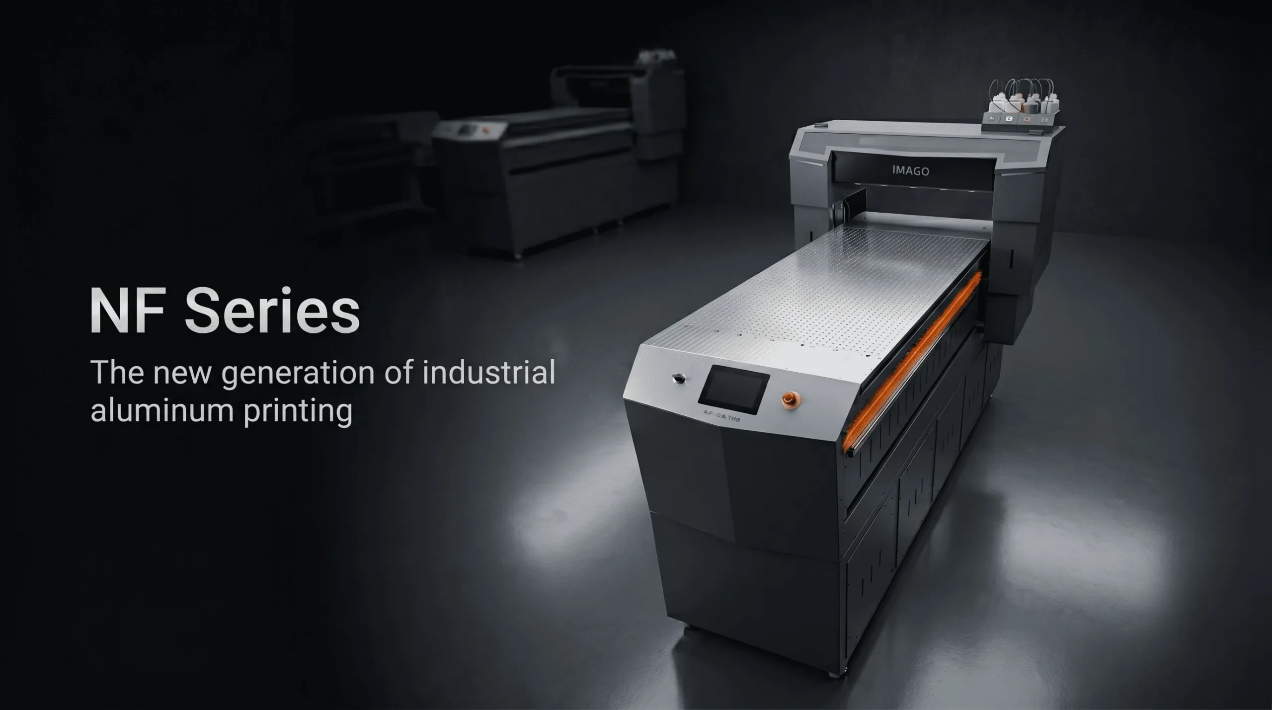 Printing process in anodized aluminum NF Series