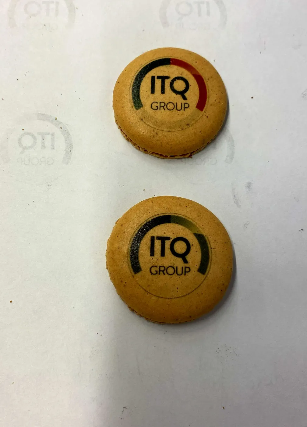 Macarons avec logo entreprise imprimés IMAGO