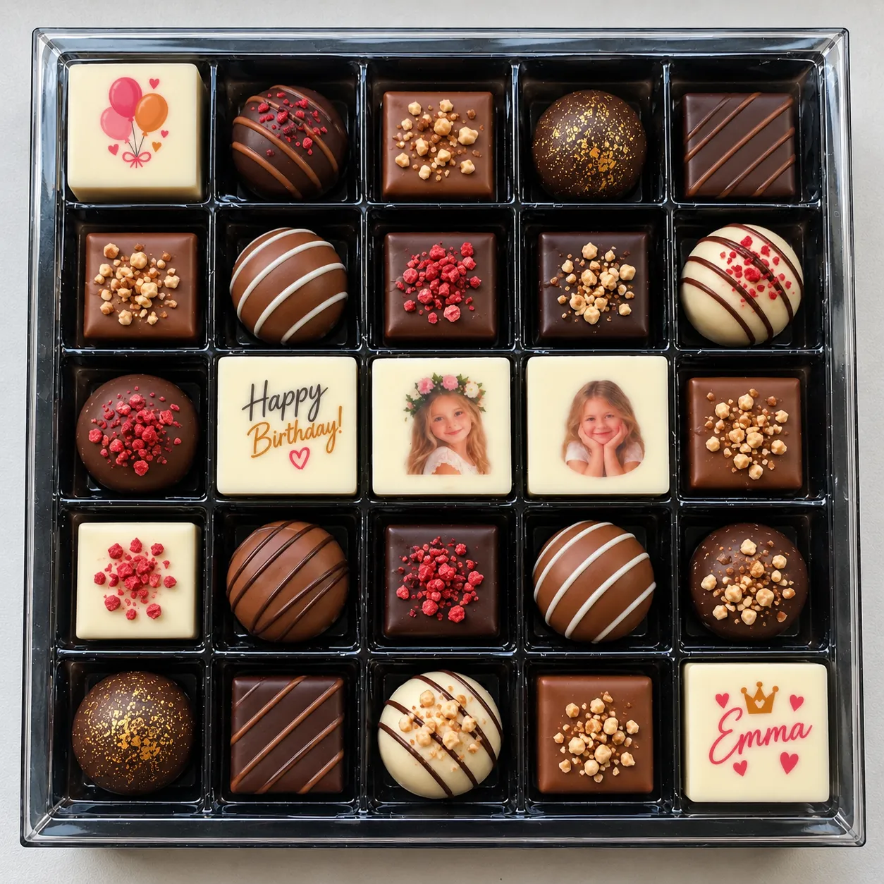 Personalized chocolate product