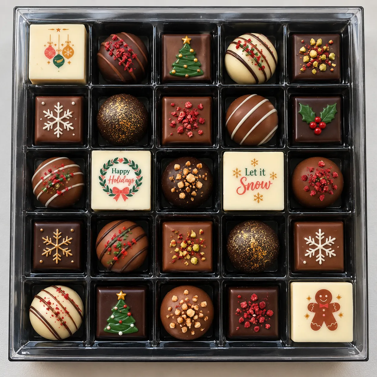 Personalized chocolate product sample